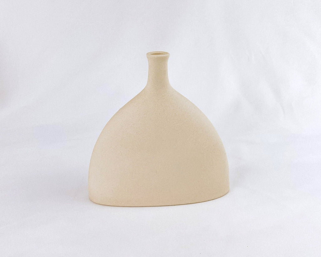 Pauline Sand Ceramic Vase-1