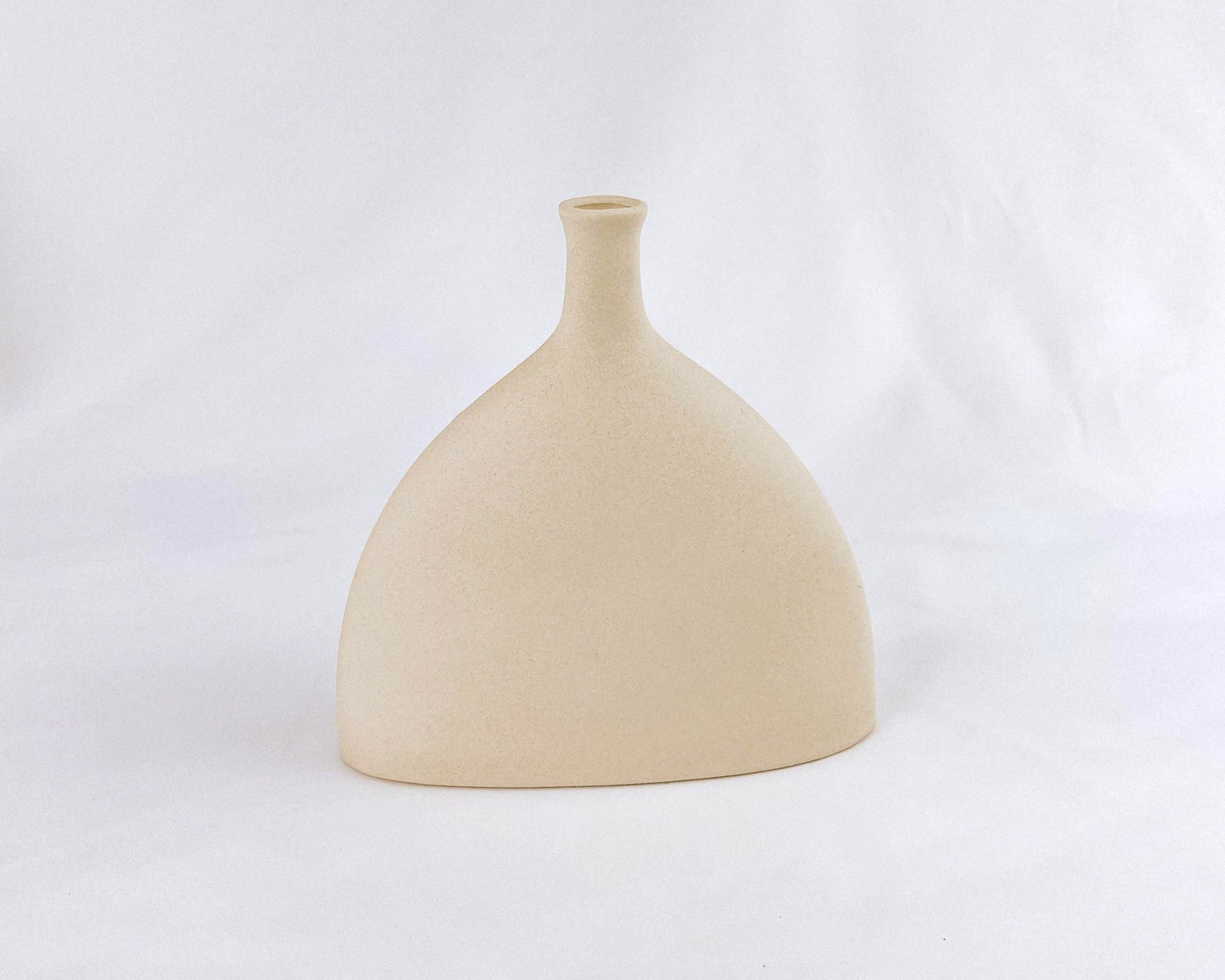 Pauline Sand Ceramic Vase-1