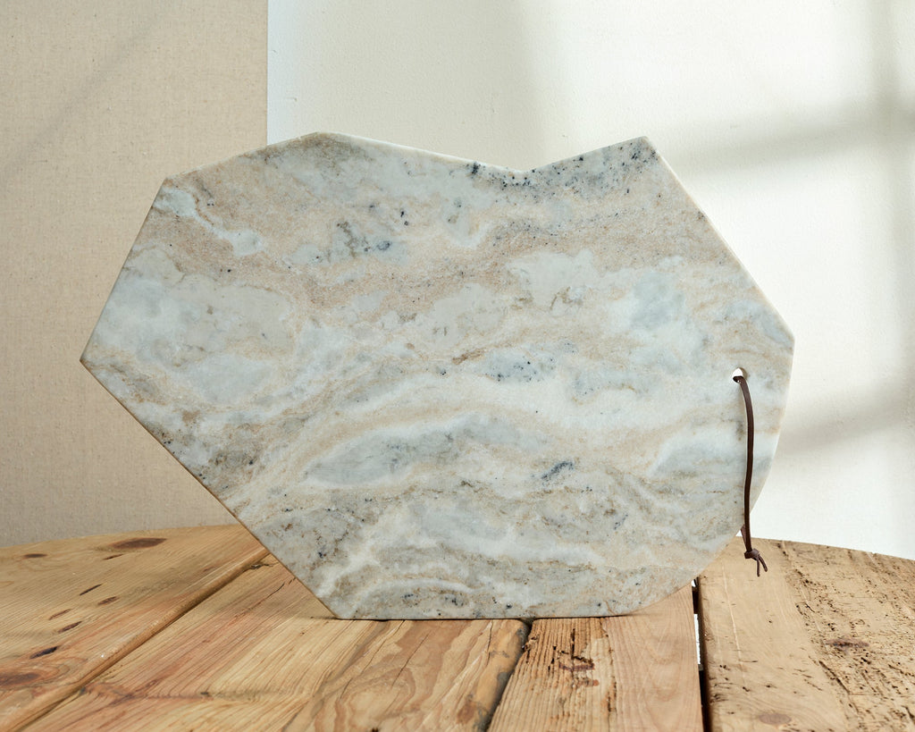 Yara Torrent Marble Serving and Charcuterie Board-1
